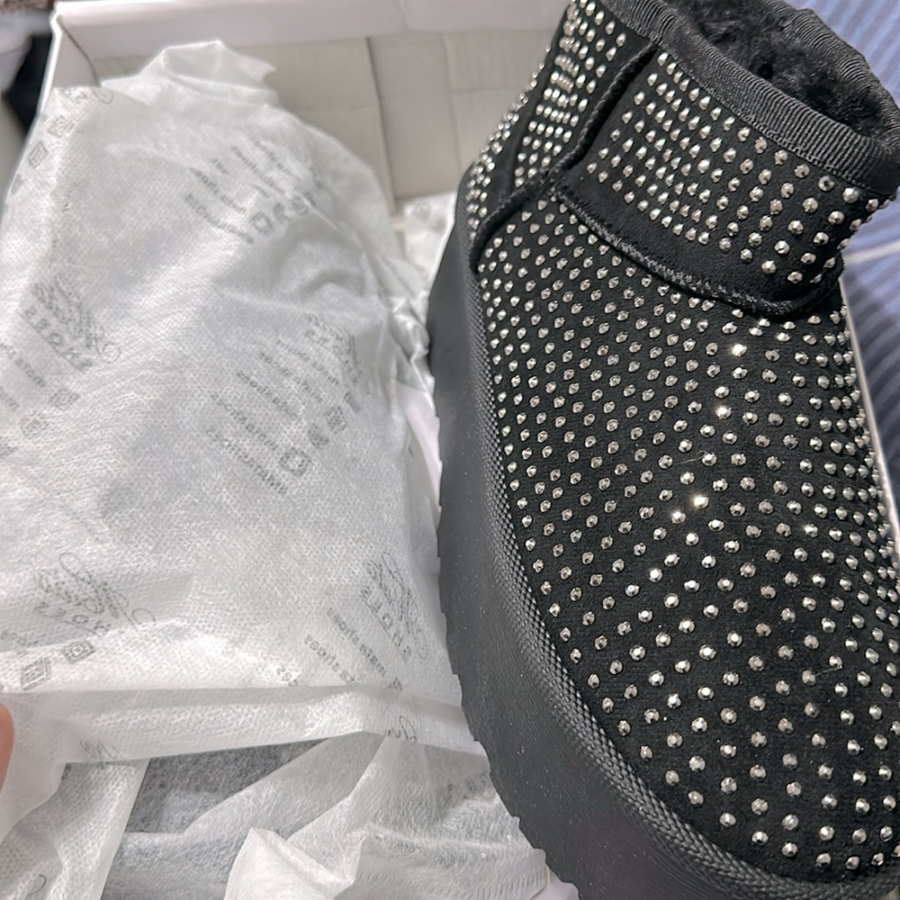 Studded fashion nova boot
